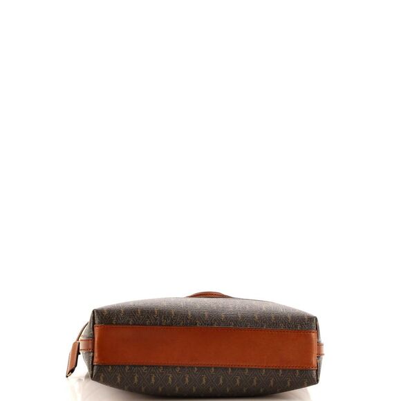 Saint Laurent Le Monogramme Shopper Tote Monogram All Over Coated Canvas and Lea - Picture 4 of 6